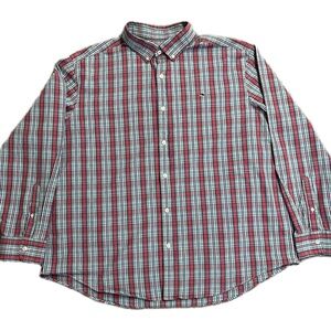 Vineyard Vines By Shep & Ian Whale Shirt Mens Size 2XL Plaid Button Down L/S